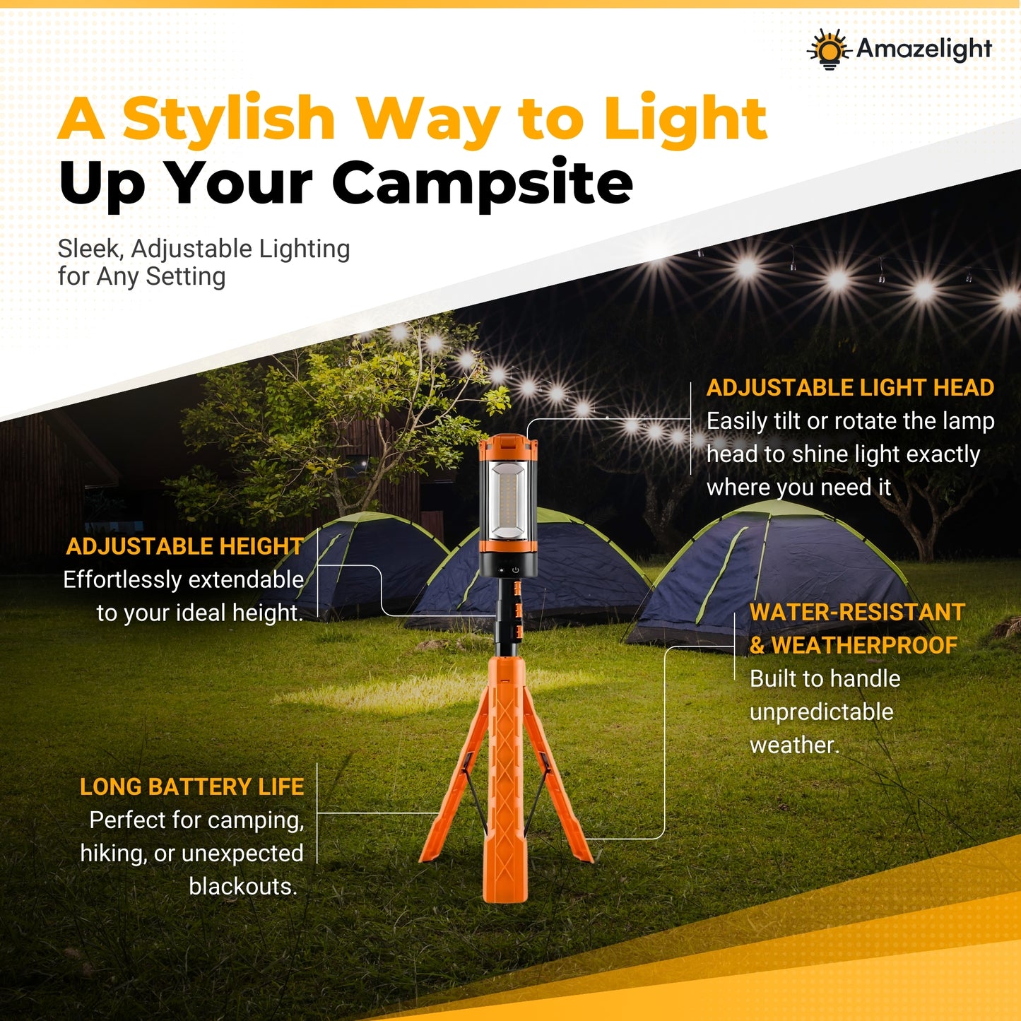 Amaze Standing Camping Light
