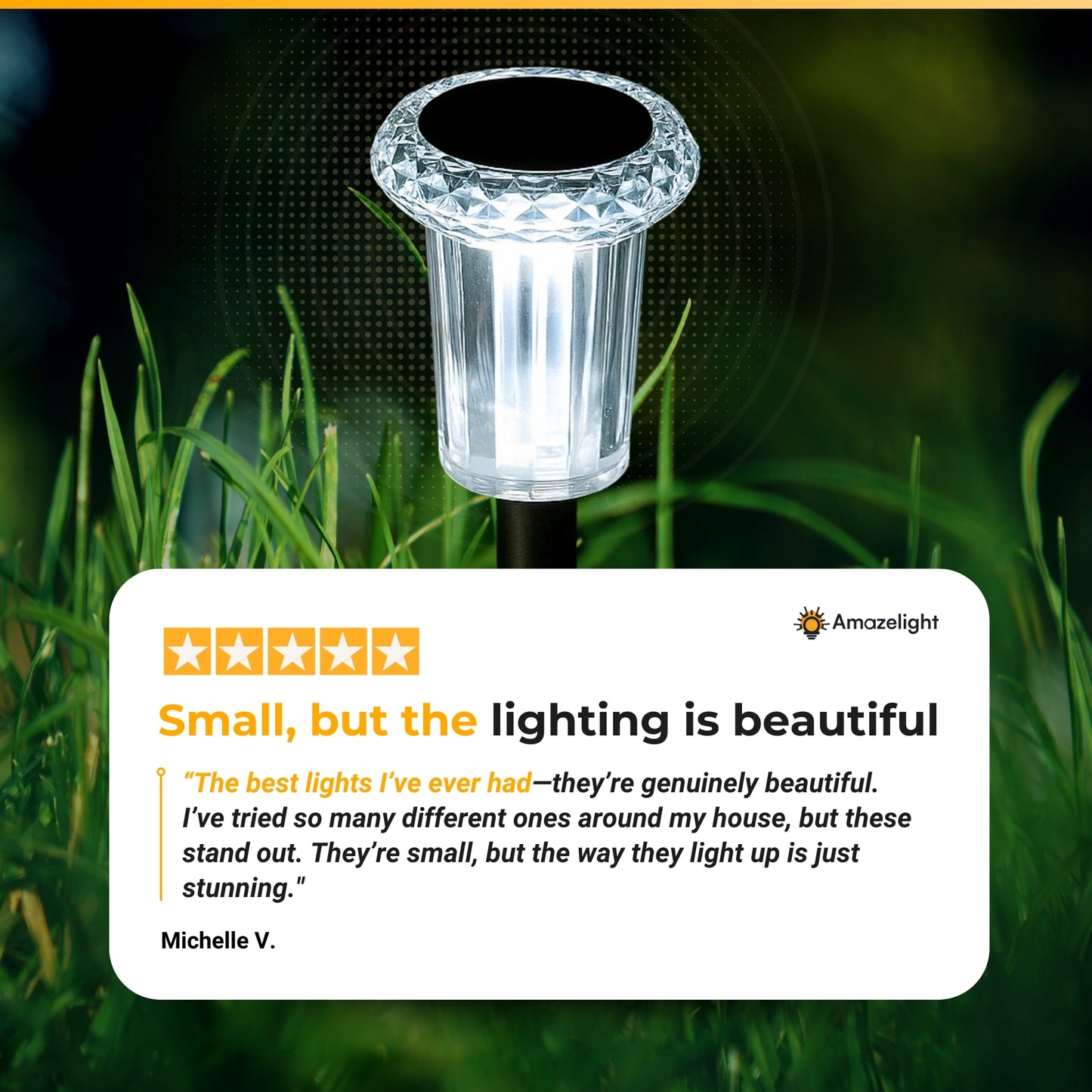 Amaze Solar Outdoor Lights
