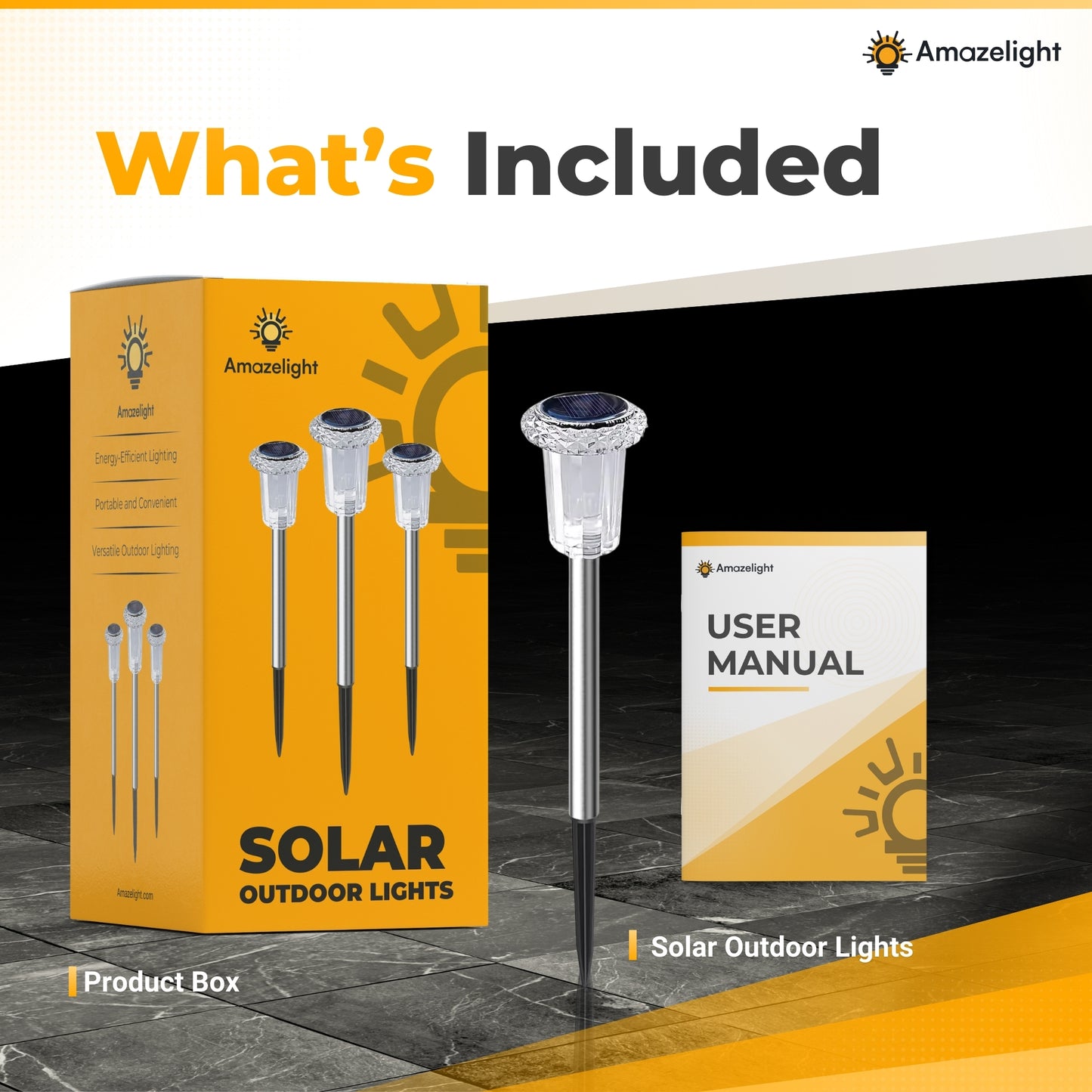 Amaze Solar Outdoor Lights
