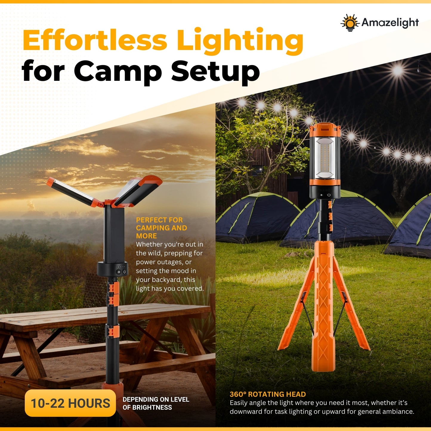 Amaze Standing Camping Light