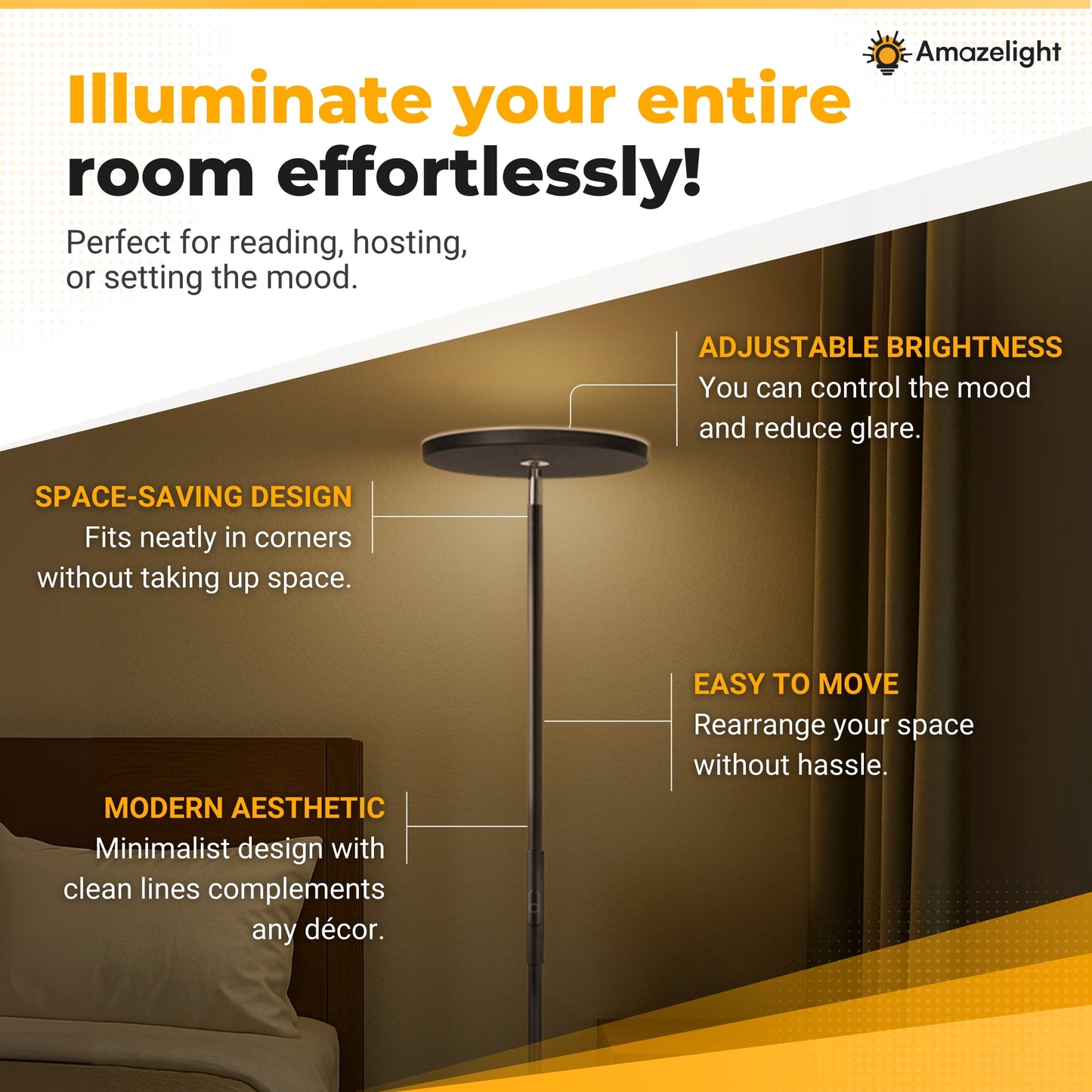 Amaze Standing Pole Light