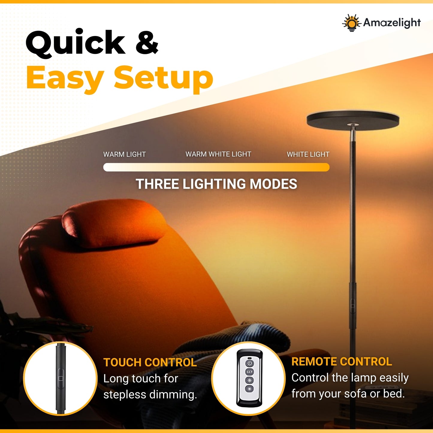 Amaze Standing Pole Light