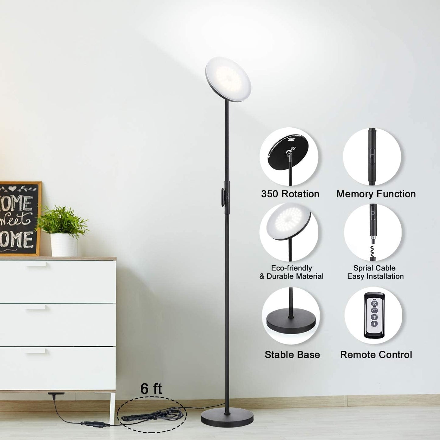 Amaze Standing Pole Light