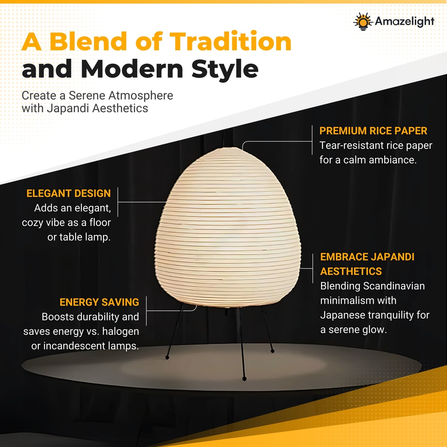 Amaze Paper Table Lamp